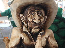 Turtle Chainsaw Carving