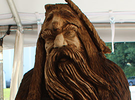 Black Bear Wood Chainsaw Carving