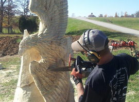 Bear Hollow's Onsite Carvings