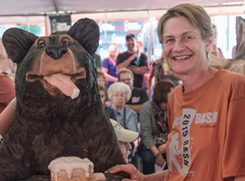 Karen Barker's Bear Carving