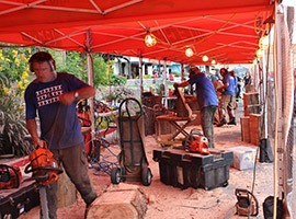 Festival Carving Show Entertainment