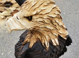 Eagle Chainsaw Sculpture