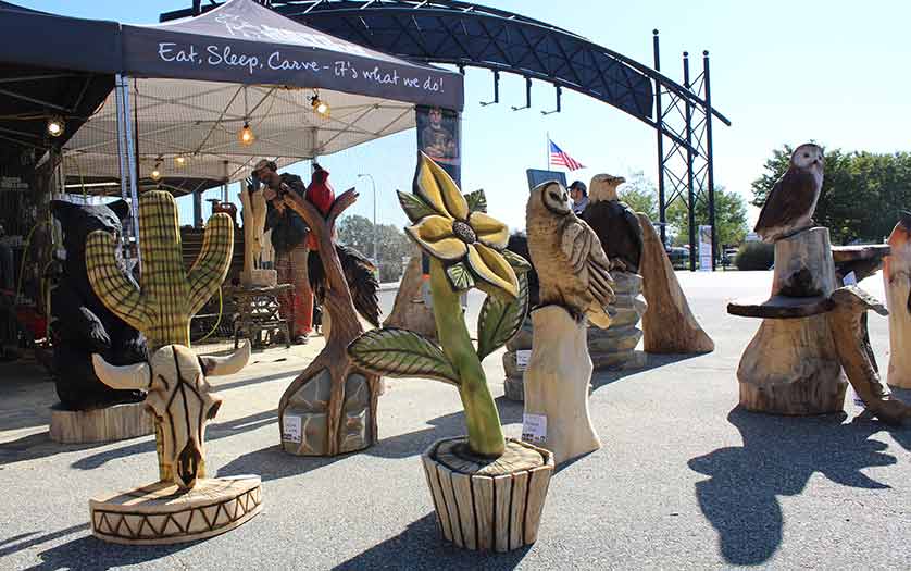 Finished Chainsaw Carving