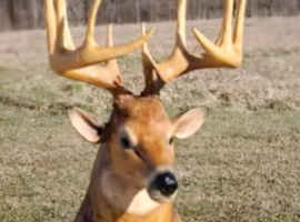 Buck Deer Carving